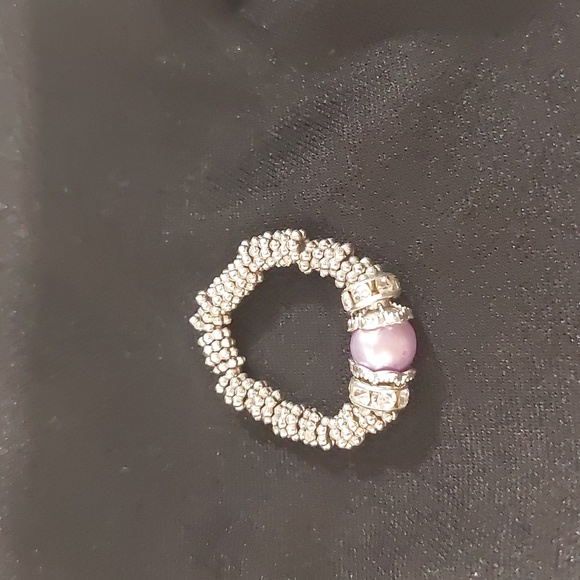 Freshwater Pearl Handmade Beaded Ring - OS - read below! - Picture 3 of 4